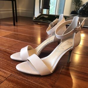 Jessica Simpson Blush White Heels